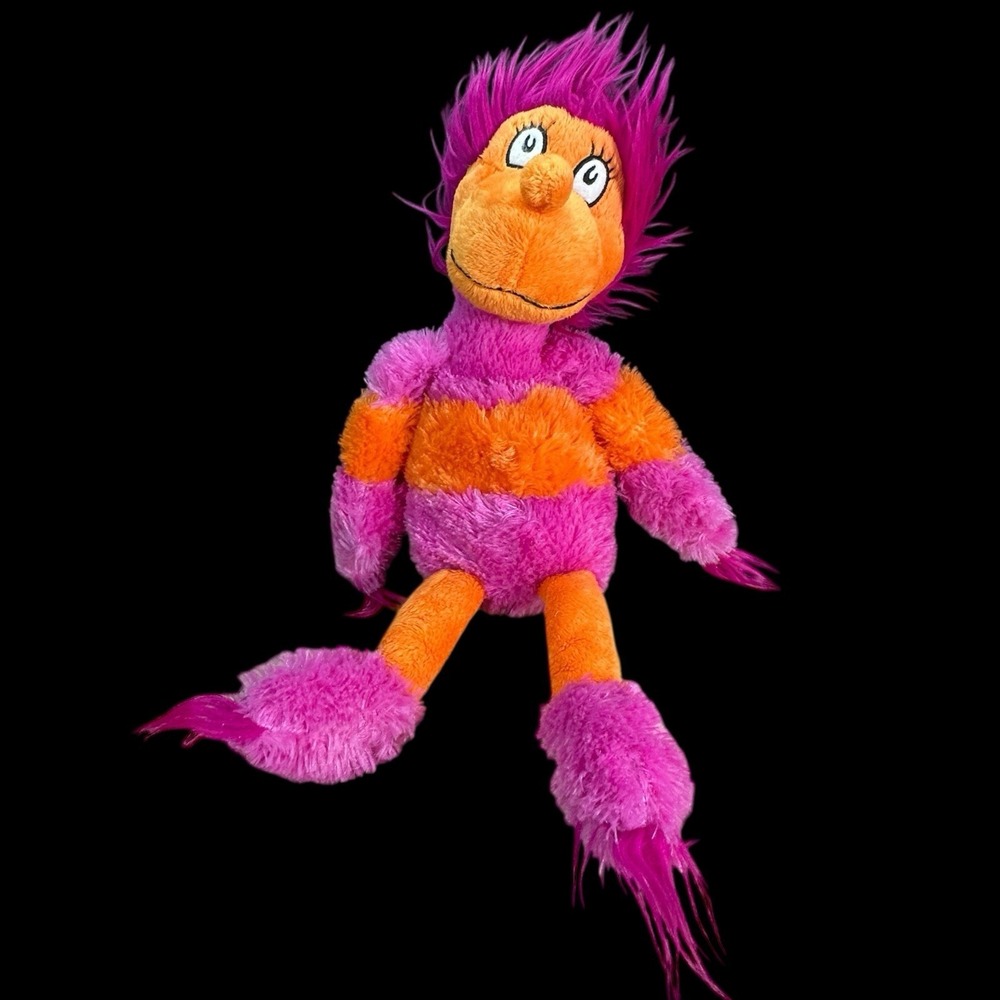 Dr Seuss Theres a Wocket In My Pocket Kohls Cares Plush Pink Orange Furry 18"